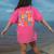 In My First Grade Era 1st Grade Teacher Back To School Women's Comfort Colors T-Shirt Back Print Crunchberry