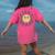 First Grade Teacher First Day Of 1st Grade Back To School Women's Comfort Colors T-Shirt Back Print Crunchberry