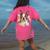 Floral Boston Terrier Women's Comfort Colors T-Shirt Back Print Crunchberry