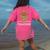 Fun Teacher Appreciation Humor Nacho Average Teacher Women's Comfort Colors T-Shirt Back Print Crunchberry