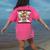 Groovy ABA RBT Therapist In My Behavior Analyst Era Teacher Women's Comfort Colors T-Shirt Back Print Crunchberry