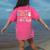 Groovy Some Call It Chaos We Call It Kindergarten Teacher Women's Comfort Colors T-Shirt Back Print Crunchberry