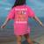 We All Grow At Different Rates Back To School Teacher Women's Comfort Colors T-Shirt Back Print Crunchberry