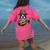 Guitar Shirt Boston Terrier Dog Playing Acoustic Guitar Women's Comfort Colors T-Shirt Back Print Crunchberry