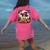 Halloween Boston Terrier Dog Breed With Jack O' Lantern Art Women's Comfort Colors T-Shirt Back Print Crunchberry