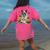 Halloween Boston Terrier Ghost Women's Comfort Colors T-Shirt Back Print Crunchberry