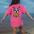 Halloween Dog Boston Terrier Mummy Costume Men Women Kids Women's Comfort Colors T-Shirt Back Print Crunchberry