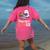 Halloween Teacher Women Cute Reading Ghost Read More Books Women's Comfort Colors T-Shirt Back Print Crunchberry