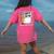 Happy Fri-Yay Teacher Fry Yay Friday Weekend Women's Comfort Colors T-Shirt Back Print Crunchberry