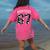 Haunted By 6 7 67 Six Seven Halloween Teacher Mom Women's Comfort Colors T-Shirt Back Print Crunchberry Haunted By 6 7 67 Six Seven Halloween Teacher Mom Women's Comfort Colors T-Shirt Back Print Crunchberry