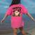 Haunted By 67 Teacher Ghost Pumpkin Halloween Costum Women's Comfort Colors T-Shirt Back Print Crunchberry