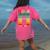 Hola Estudiantes Spanish Teacher Back To School 2025 Women's Comfort Colors T-Shirt Back Print Crunchberry