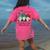 It's Fine We'Re Fine Gnome Pre-K Teacher Christmas Light For Men Women Women's Comfort Colors T-Shirt Back Print Crunchberry