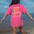 I´m Not Bossy I´m The Teacher Graduation Men Women Women's Comfort Colors T-Shirt Back Print Crunchberry