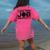 Take This Job And Shove It Teacher And Technician Work For Men Women Women's Comfort Colors T-Shirt Back Print Crunchberry