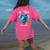 Be Kind Dolphin Autism Awareness Back To School Teacher Men Women Kids Women's Comfort Colors T-Shirt Back Print Crunchberry