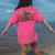 Kindergarten Camo Camouflage Boy Teacher Back To School Women's Comfort Colors T-Shirt Back Print Crunchberry