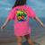 Let The Games Begin Fourth Grade Field Day 2025 Teacher Kid Women's Comfort Colors T-Shirt Back Print Crunchberry