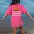 Let's Eat Kids Grammar For Thanksgiving Teacher Women's Comfort Colors T-Shirt Back Print Crunchberry