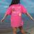 Letter Of The Week Ff Sight Word Teacher Squad Women's Comfort Colors T-Shirt Back Print Crunchberry