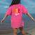 Matching ESE Squad First Last Day Team Teacher Student Tribe Women's Comfort Colors T-Shirt Back Print Crunchberry