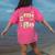 Merry And Bright Christmas Gingerbread Santa Book Teacher Women's Comfort Colors T-Shirt Back Print Crunchberry