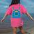 Mouse Halloween Costume Book Cookie Teacher Student Women's Comfort Colors T-Shirt Back Print Crunchberry
