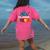 Ms Johnson Personalized Name Back To School Teacher For Men Women Kids Women's Comfort Colors T-Shirt Back Print Crunchberry