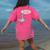 Oh Hello First Graders Cute Pigeon 1st Grade Teacher Women's Comfort Colors T-Shirt Back Print Crunchberry