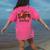 One Dope Teacher Women's Comfort Colors T-Shirt Back Print Crunchberry One Dope Teacher Women's Comfort Colors T-Shirt Back Print Crunchberry