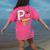 P Is For Pre K Teacher Student Pencil Apple Back To School Women's Comfort Colors T-Shirt Back Print Crunchberry