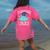 Pajama Day School Spirit Week Fun Cloud Teacher Student Women's Comfort Colors T-Shirt Back Print Crunchberry