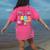 Para Paraprofessional Paraeducator Teacher Back To School Women's Comfort Colors T-Shirt Back Print Crunchberry