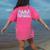 Paraprofessional Groovy Back To School Cute Teachers Women Women's Comfort Colors T-Shirt Back Print Crunchberry