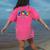 Peace Love Physical Education Tie Dye Sports PE Teacher Women's Comfort Colors T-Shirt Back Print Crunchberry