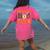 Preschool Boo Crew Halloween Teachers Students Costume Women's Comfort Colors T-Shirt Back Print Crunchberry