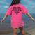 Principal Heart Life School Principal Teacher Appreciation Women's Comfort Colors T-Shirt Back Print Crunchberry