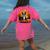 Pumpkin Boston Terrier Costume On Boston Terrier Halloween Women's Comfort Colors T-Shirt Back Print Crunchberry