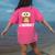 Quien Who Owl Spanish Teacher Women's Comfort Colors T-Shirt Back Print Crunchberry