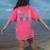 Retro Aloha Third Grade Teacher Summer Vacation Beach Hawaii Women's Comfort Colors T-Shirt Back Print Crunchberry Retro Aloha Third Grade Teacher Summer Vacation Beach Hawaii Women's Comfort Colors T-Shirt Back Print Crunchberry