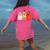 Retro Pencil Ghost Boo Spooky Teacher Halloween Costume Women's Comfort Colors T-Shirt Back Print Crunchberry