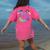 Retro Physical Education Vibes Gym Teacher Phys Ed Teacher Women's Comfort Colors T-Shirt Back Print Crunchberry
