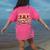 Ringmaster Teacher Costume – Carnival Birthday Style Women's Comfort Colors T-Shirt Back Print Crunchberry