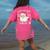 Santa Favorite Teacher Shirt Teacher Christmas Women's Comfort Colors T-Shirt Back Print Crunchberry