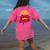 School Counselor Teacher Superhero Superpower Comic Book Women's Comfort Colors T-Shirt Back Print Crunchberry