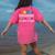 School Psychologist Is a Work Of Heart Teacher LSSP Doctor Women's Comfort Colors T-Shirt Back Print Crunchberry