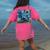 Scottish Terrier Starry Night Scotty Dog Art By Aja Women's Comfort Colors T-Shirt Back Print Crunchberry