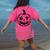 Six Seven Halloween Costume For Students Teachers Women's Comfort Colors T-Shirt Back Print Crunchberry