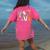 Spooky Teacher Club Halloween Women's Comfort Colors T-Shirt Back Print Crunchberry