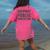 Support Public Education Protect Teachers Students Schools Women's Comfort Colors T-Shirt Back Print Crunchberry